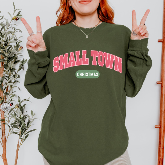 Small Town Christmas DTF Transfer
