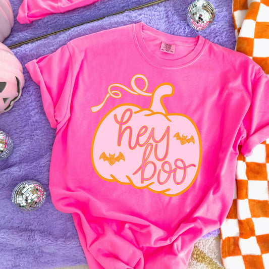 Hey Boo Halloween DTF Transfer
