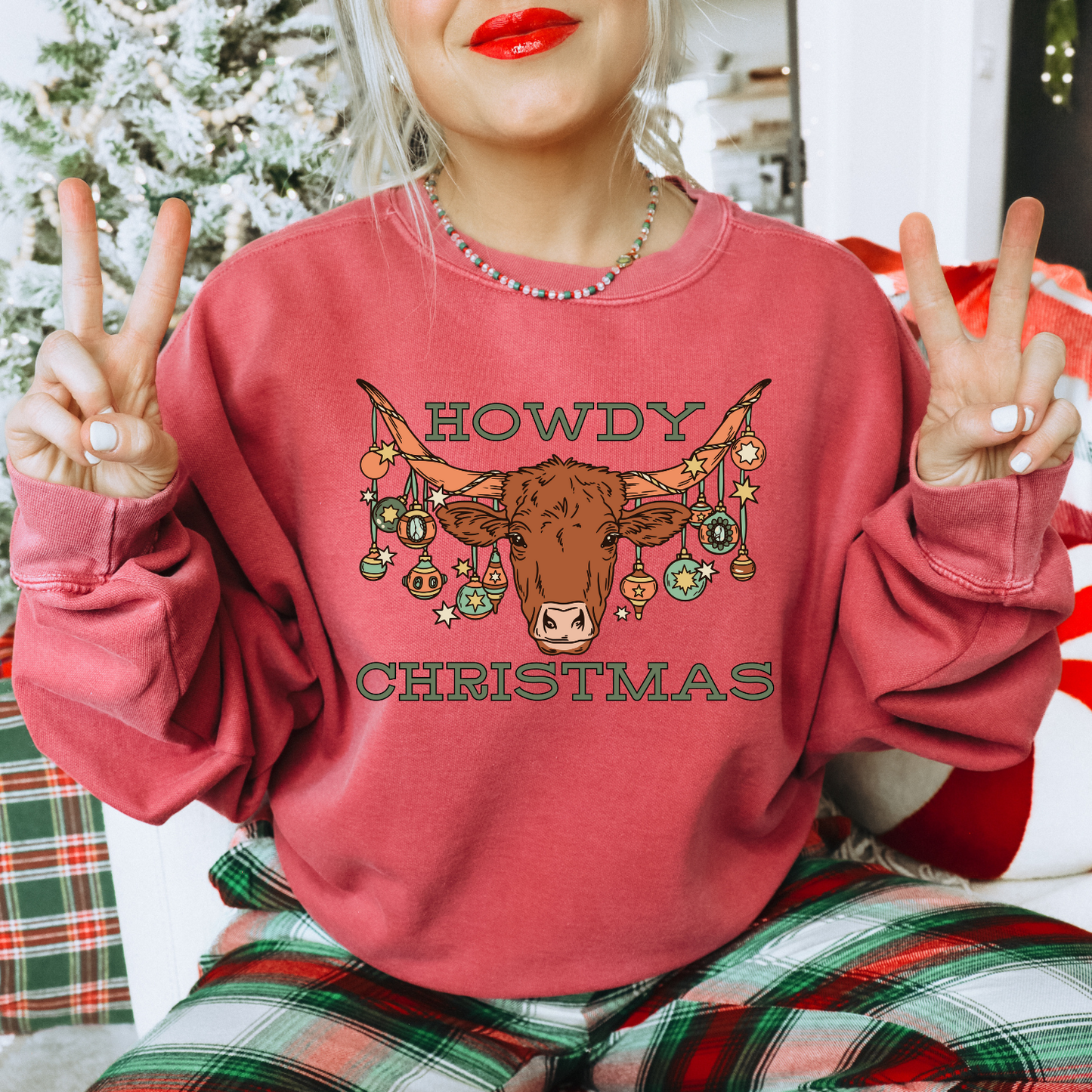 Howdy Christmas DTF Transfer