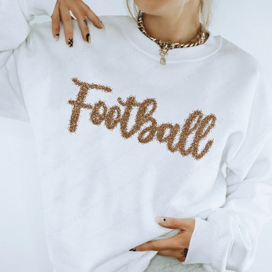 Faux Tinsel Football DTF Transfer