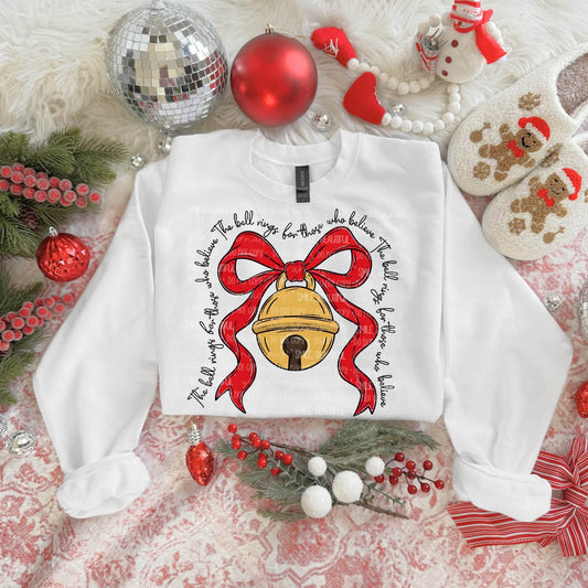Jingle Bells Christmas Frames DTF Transfer