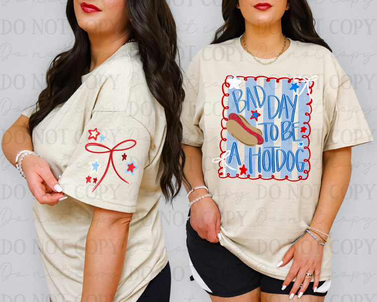 Bad Day To Be A Hot Dog DTF Transfer