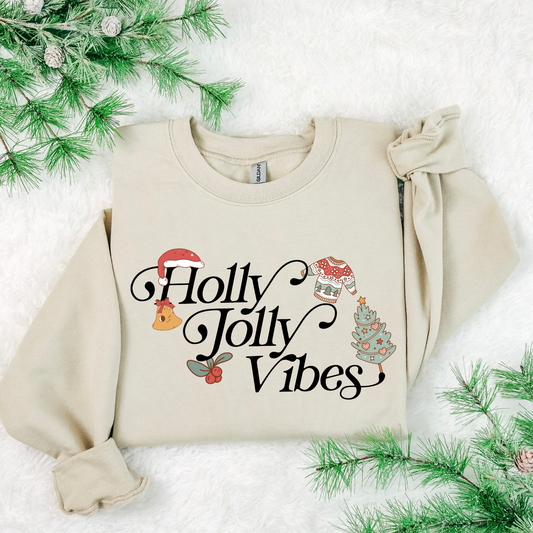 Holly Jolly Vibes DTF Transfer
