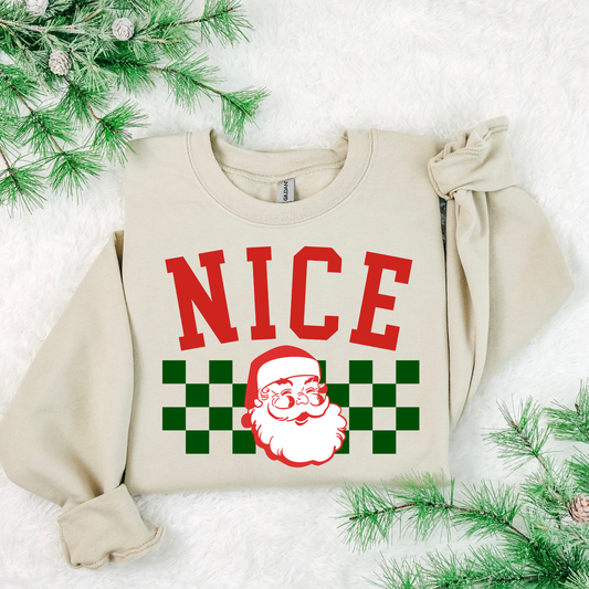 Checkered Nice DTF Transfer