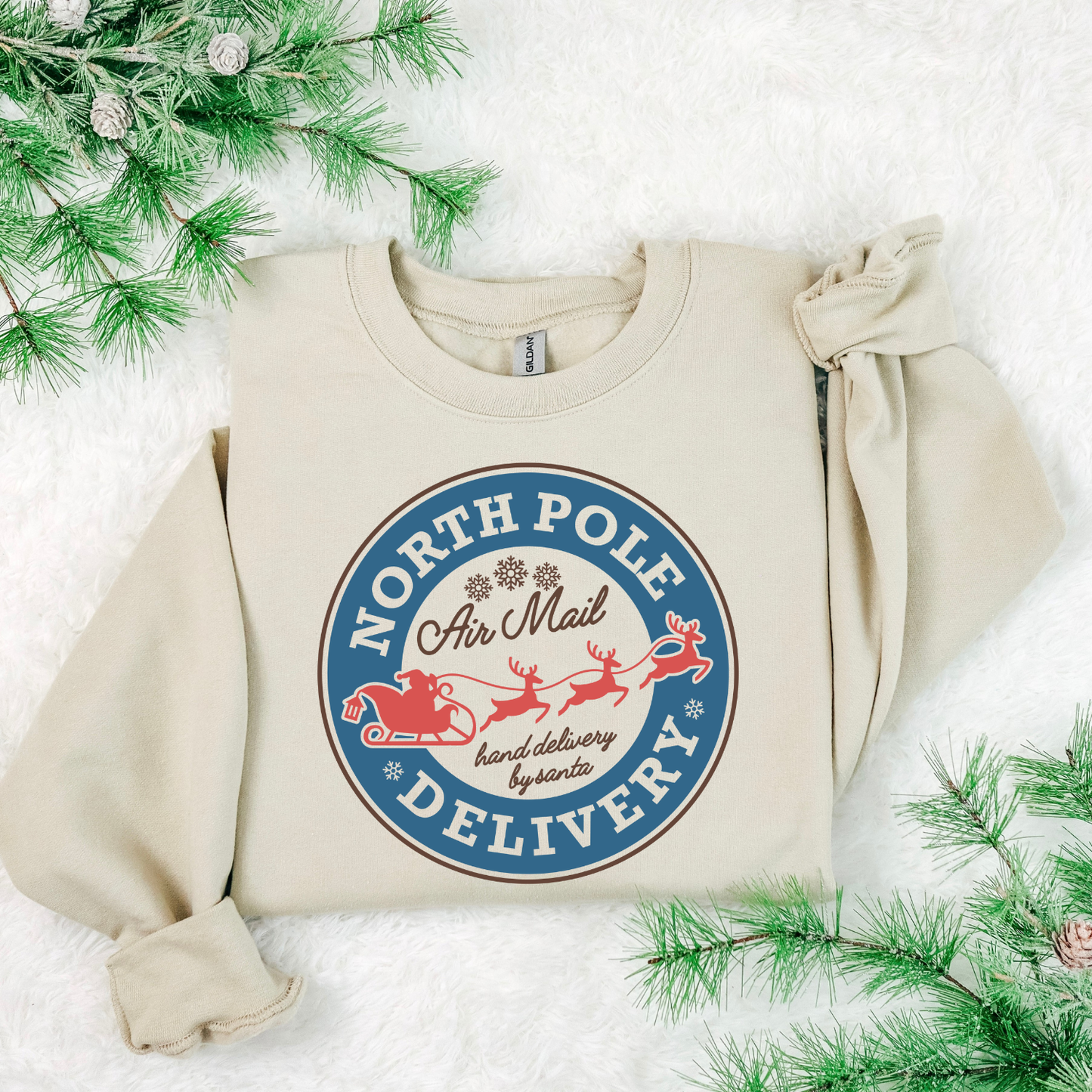 North Pole Delivery DTF Transfer