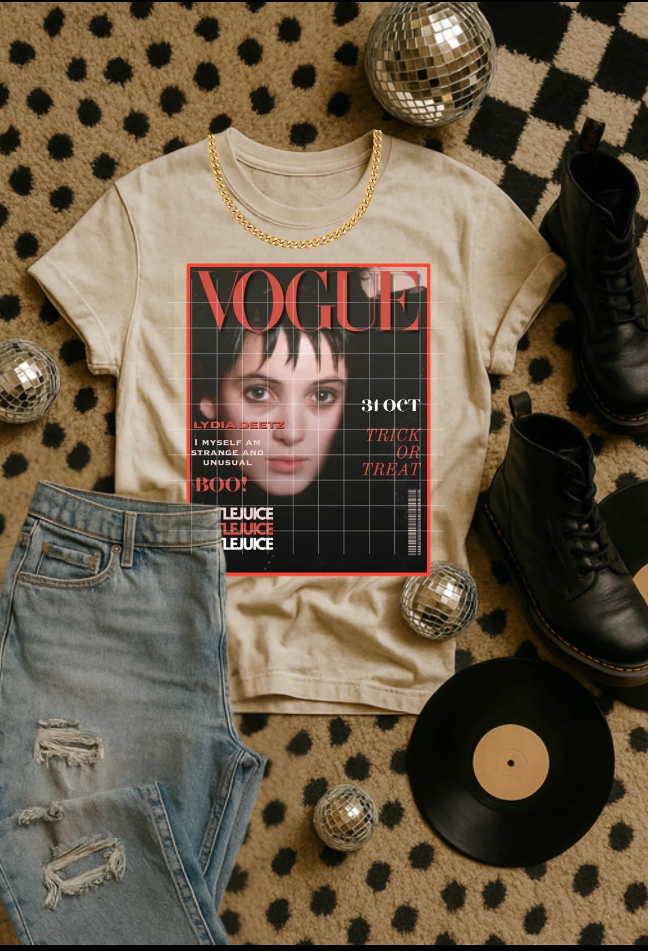 Magazine Lydia Halloween DTF Transfer