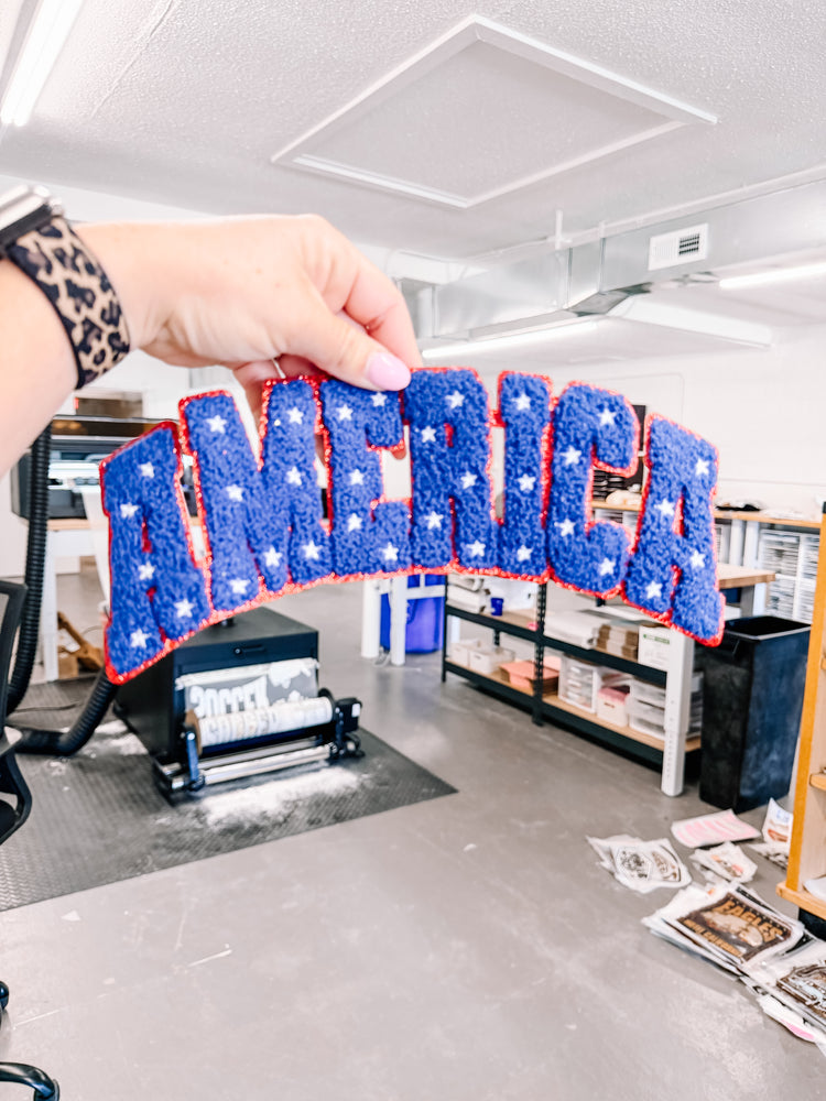 America Stars Chenille Patch