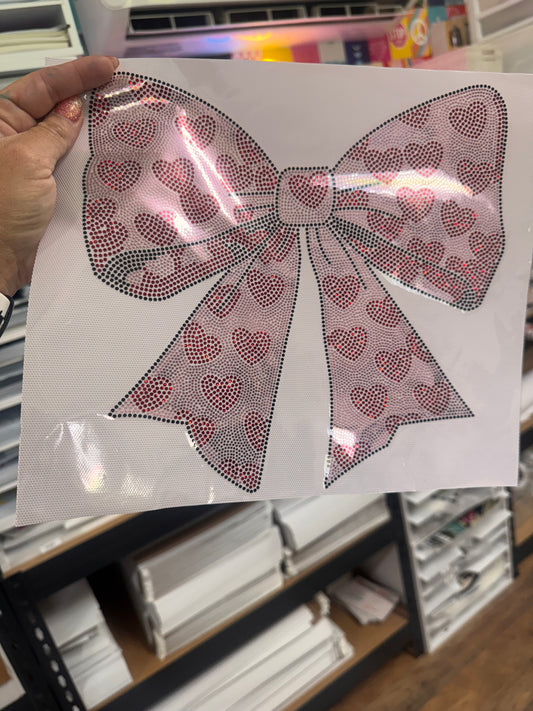 Coquette Hearts Spangle Transfer