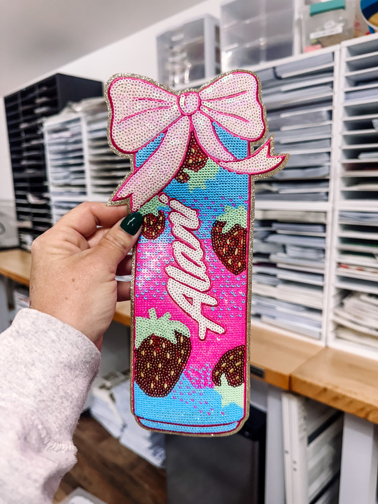 Energy Strawberry Sequin Patch (Adult Size)