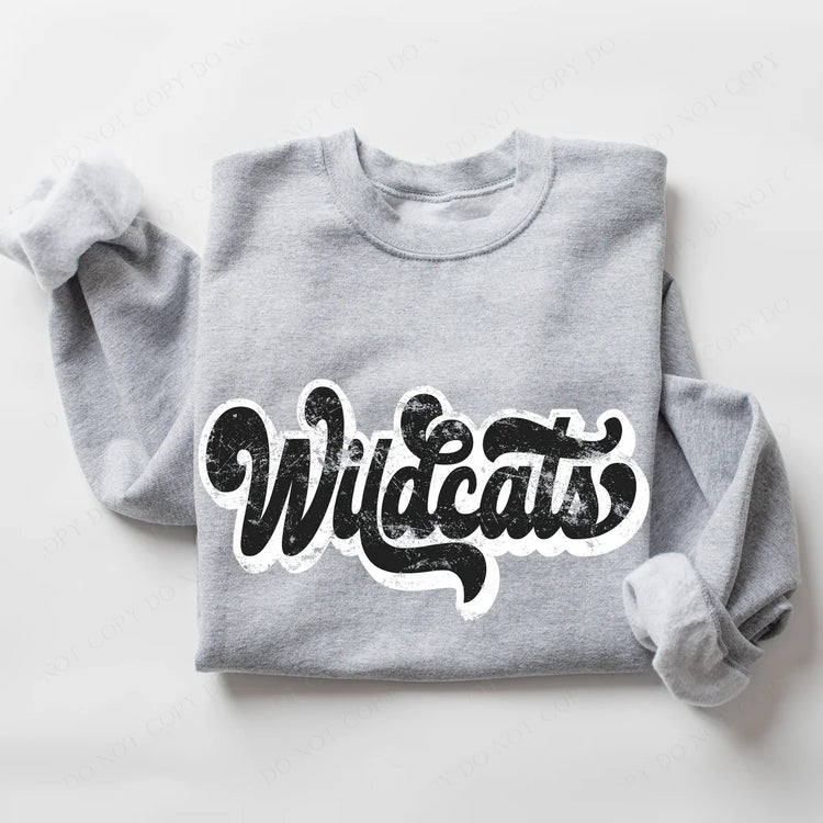 Wildcats School Spirit Retro DTF Transfer