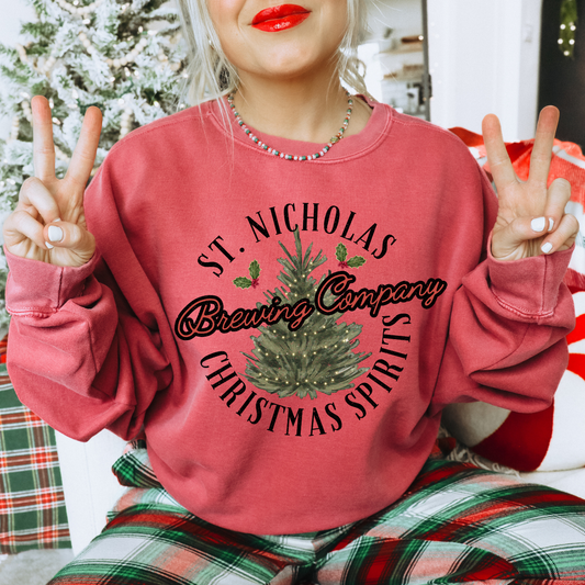 St. Nicholas Christmas Spirits DTF Transfer