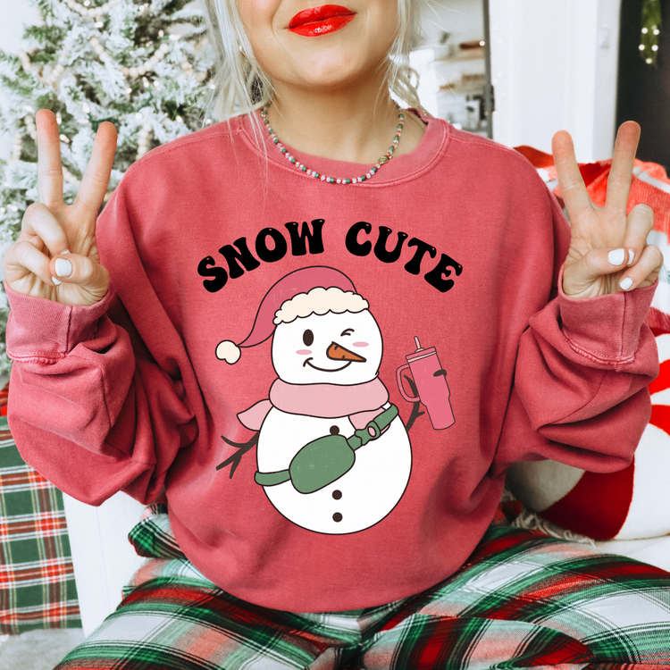 Snow Cute Snowman DTF Transfer