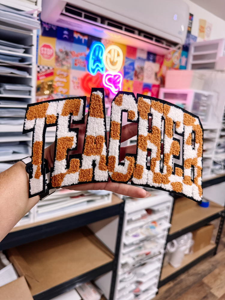 Teacher Chenille Patch (Adult Size)