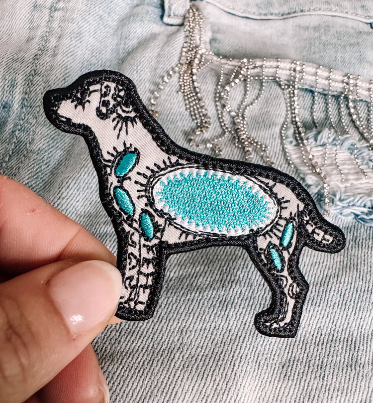 Western Retriever Dog Hat/Pocket Patch