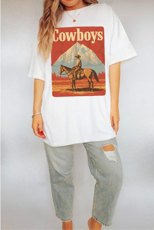 Vintage Cowboy DTF Transfer