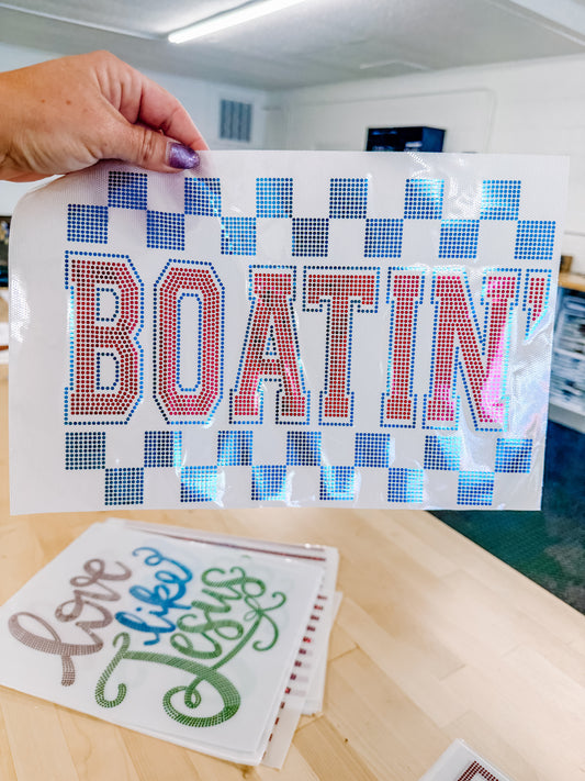 Boatin Summer Spangle Transfer