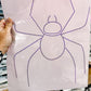 Purple Spider Spangle Transfer