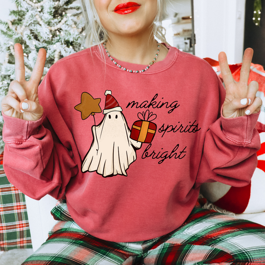 Making Spirits Bright DTF Transfer