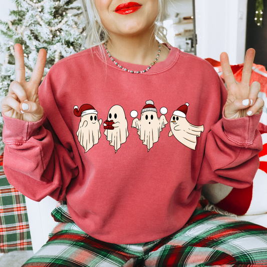 Santa Ghosts DTF Transfer