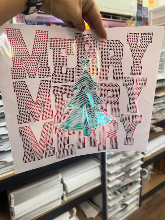 Merry Repeat Spangle Transfer