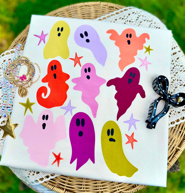 Ghost Doodle Coquette DTF Transfer