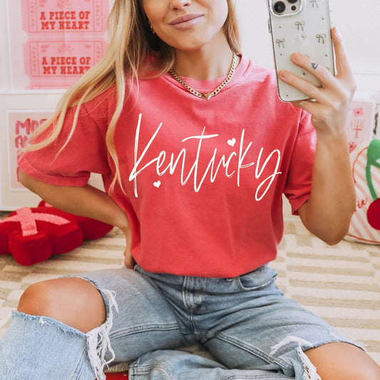 Kentucky Valentines Heart DTF Transfer