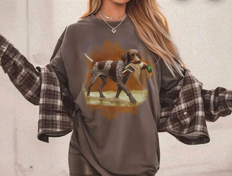 Hunting Pointer Mallard DTF Transfer