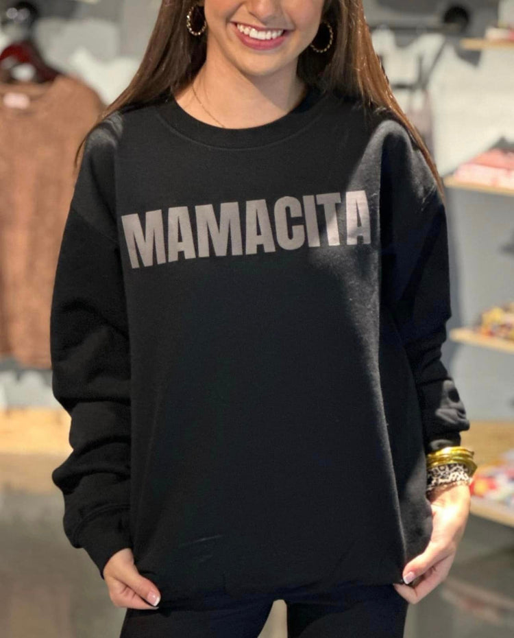 Mamacita DTF Transfer, Grey