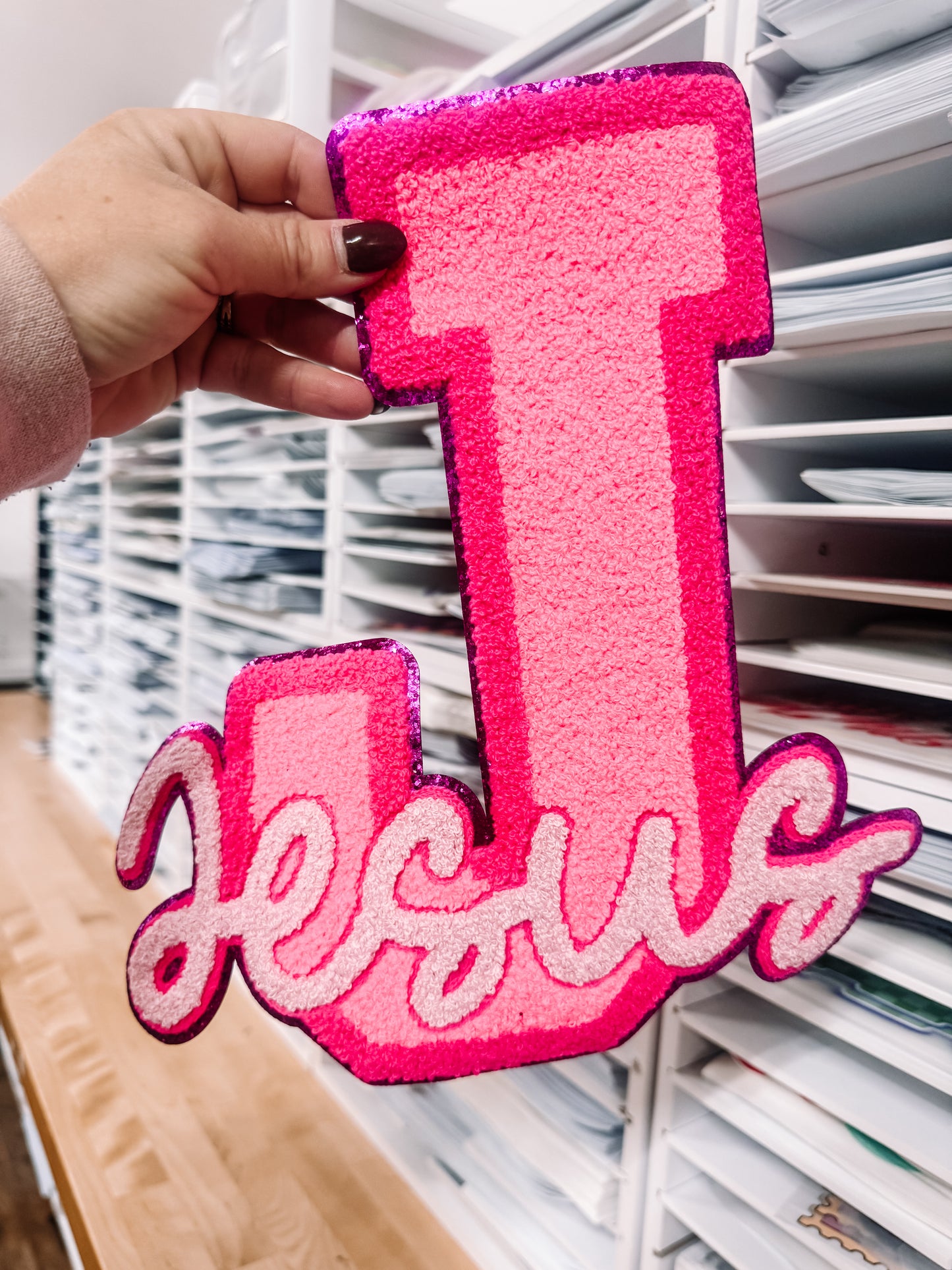 J is for Jesus Chenille Patch