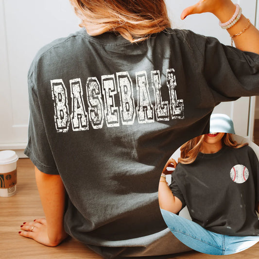 Baseball Grunge DTF Transfer (SET with BOTH transfers)