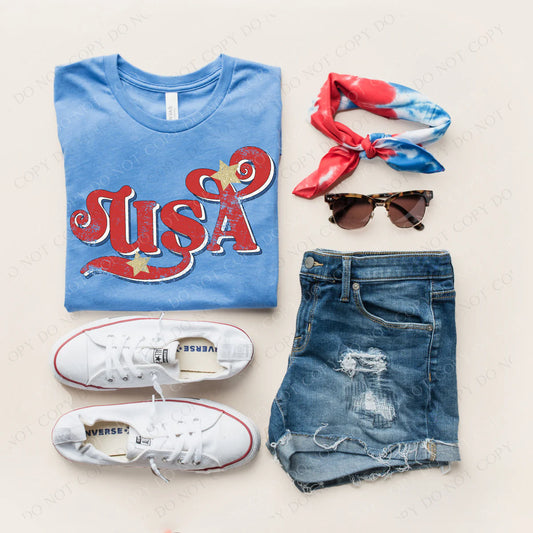 Groovy USA DTF Transfer
