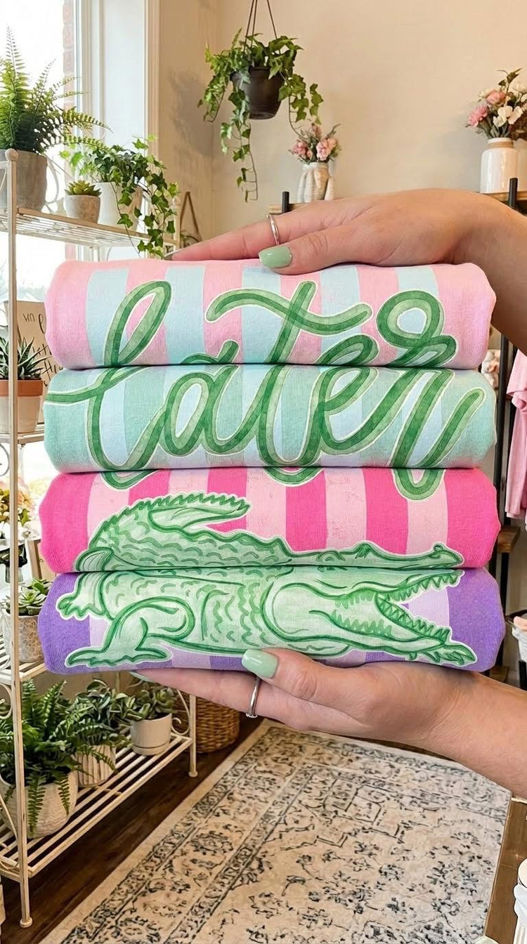 Later Alligator Trendy Summer