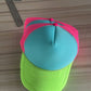 Tri-Color Neon Trucker Hat
