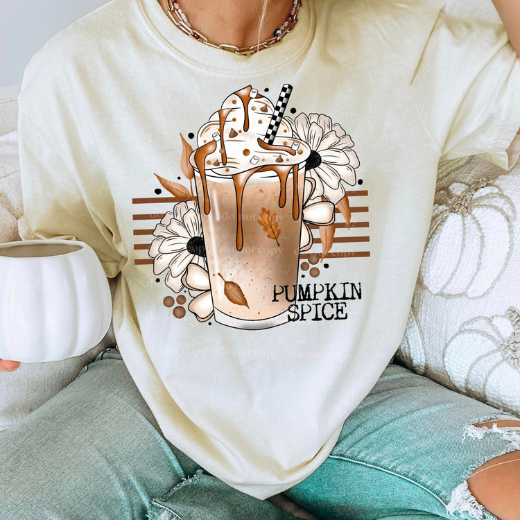 Pumpkin Spice Coffee DTF Transfer