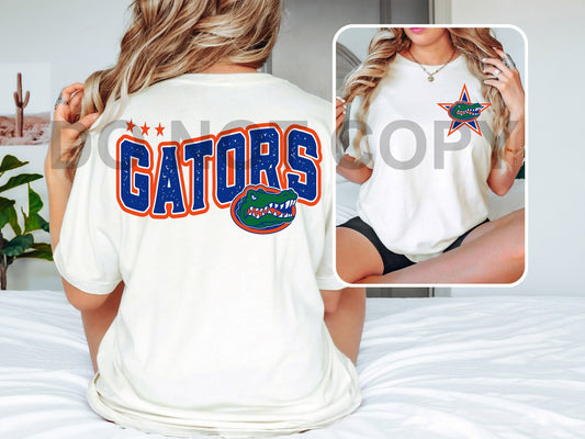 Gators DTF Transfer (INCLUDES FRONT + POCKET)