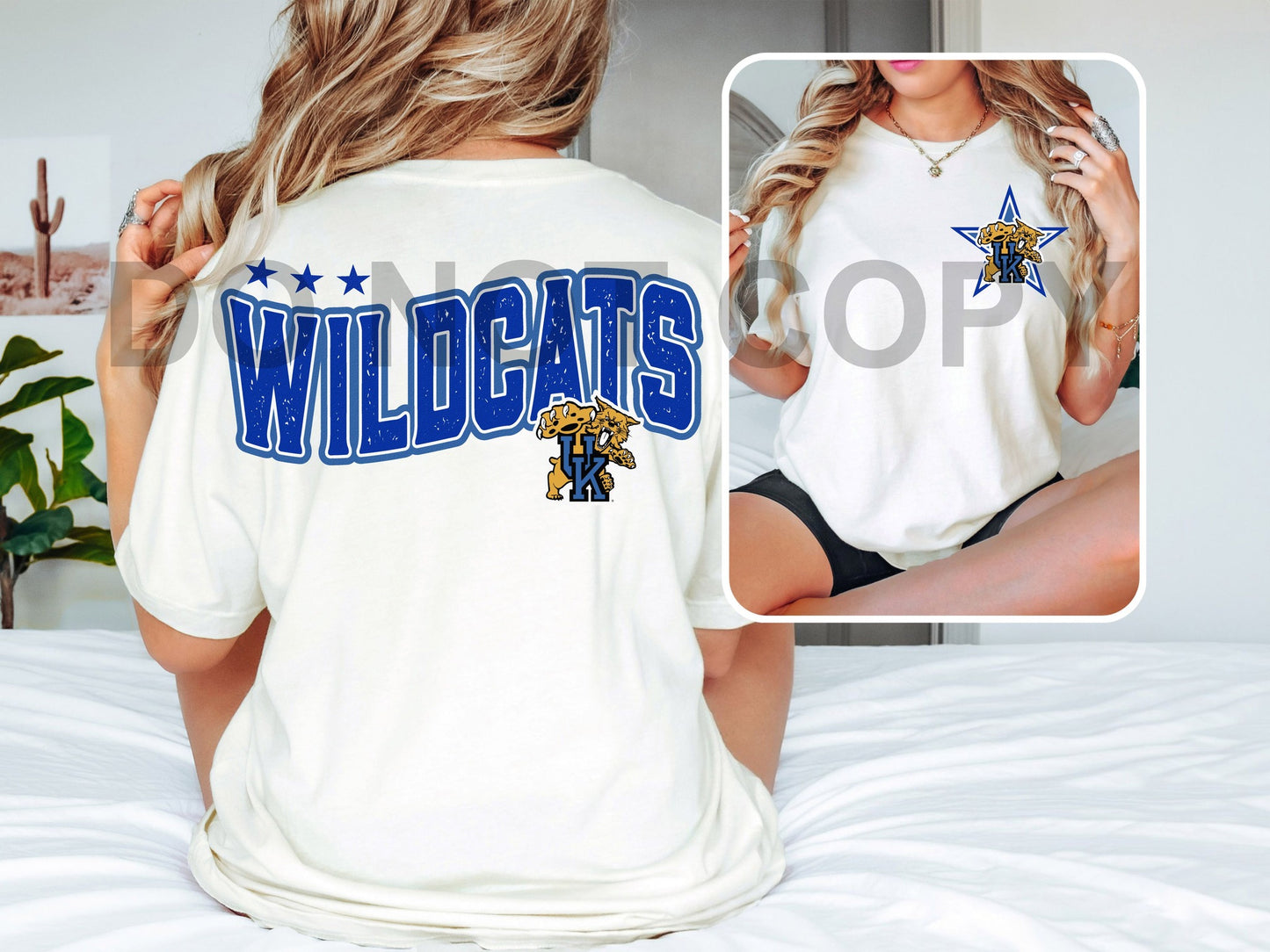 Wildcats DTF Transfer (INCLUDES FRONT + POCKET)