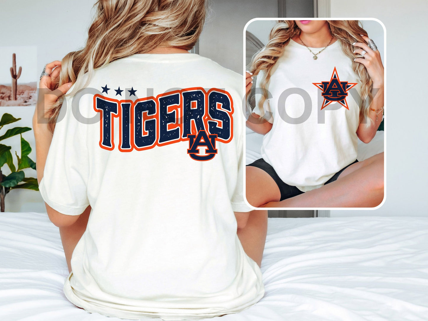 Tigers DTF Transfer (INCLUDES FRONT + POCKET)