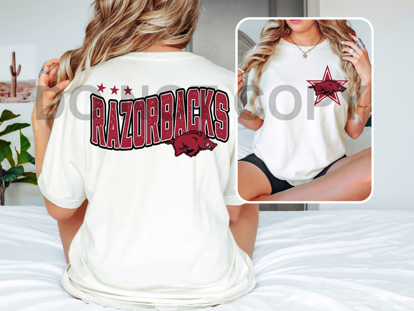 Razorbacks DTF Transfer (INCLUDES FRONT + POCKET)