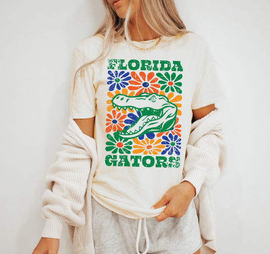 Florida Floral DTF Transfer