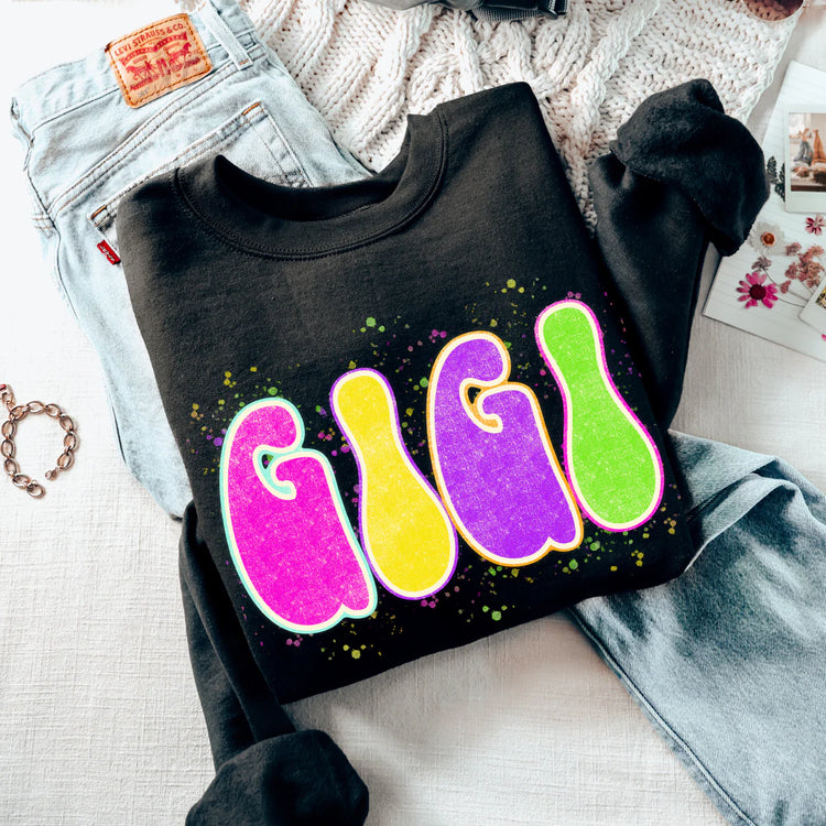 Neon Gigi DTF Transfer