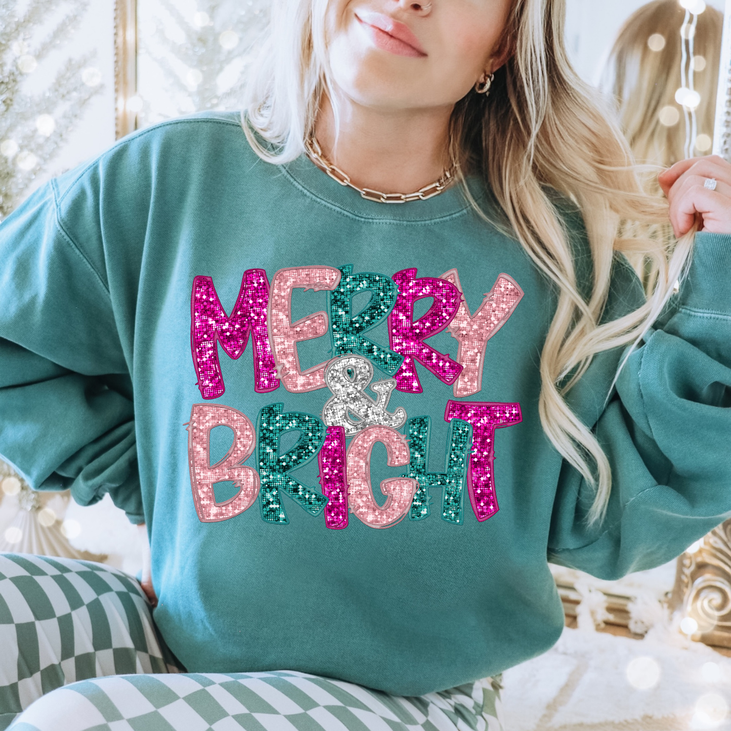 Merry & Bright DTF Transfer