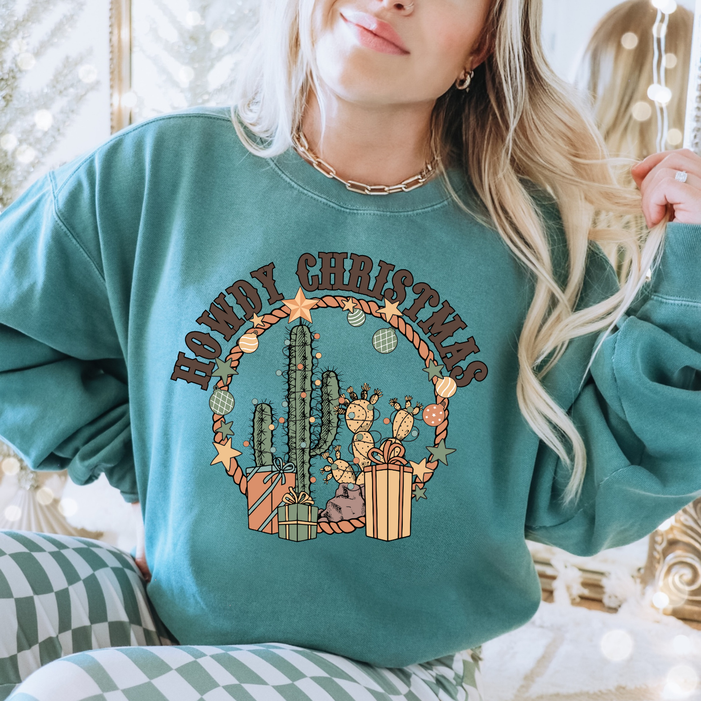 Howdy Christmas DTF Transfer