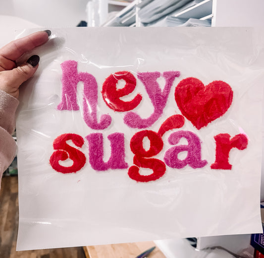 Hey Sugar Fuzzy Patch (Adult Size)
