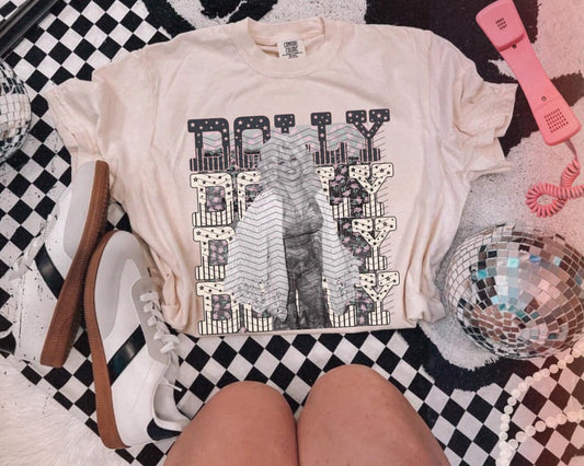 Dotted Dolly Repeated DTF Transfer