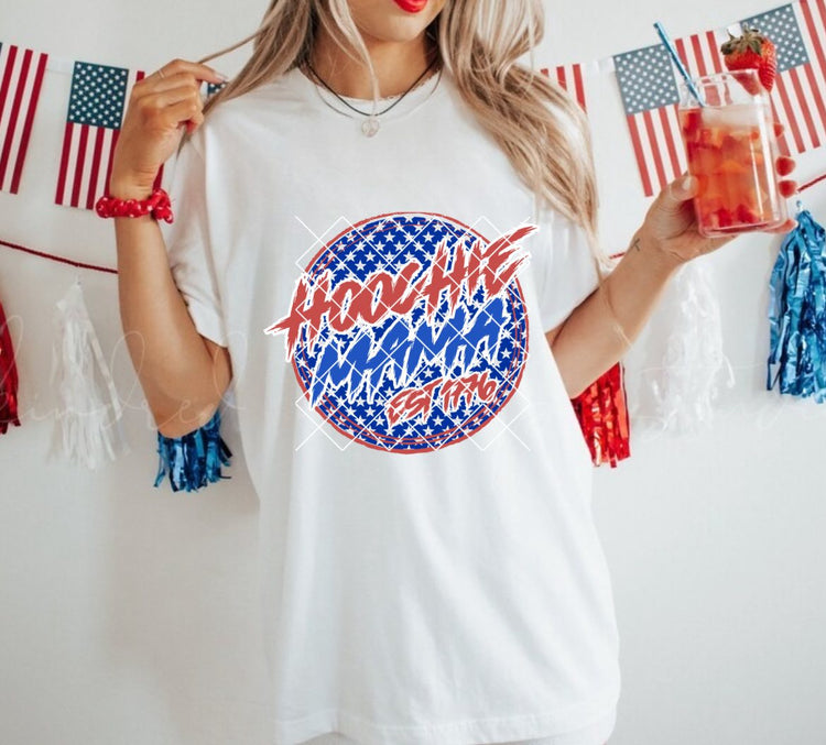 Hoochie Mama Est 1776 DTF Transfer