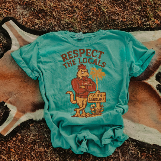 Respect the Locals South Carolina DTF Transfer