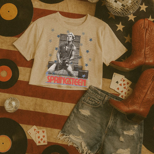 Patriotic Springsteen DTF Transfer