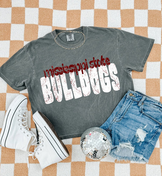 Crackle Mississippi State DTF Transfer