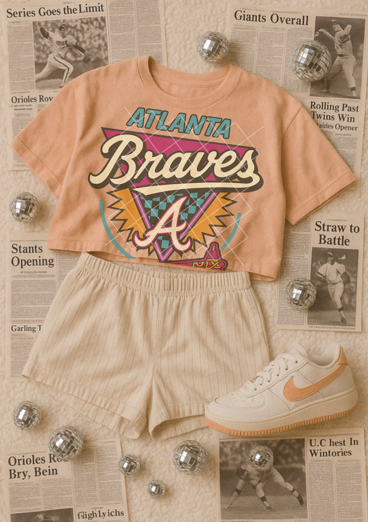 Vintage Braves DTF Transfer