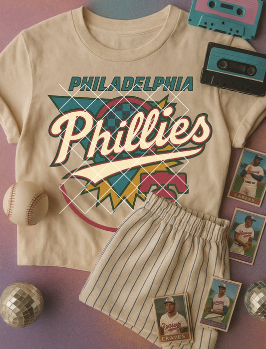 Vintage Phillies DTF Transfer